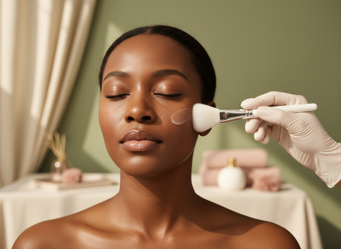Tratamiento facial sereno en Luma House.
